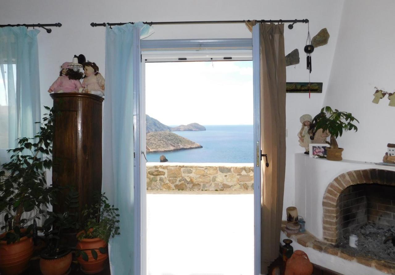 C & C _ Cycladic House With Endless Sea View Villa แอร์มูโปลี ภายนอก รูปภาพ