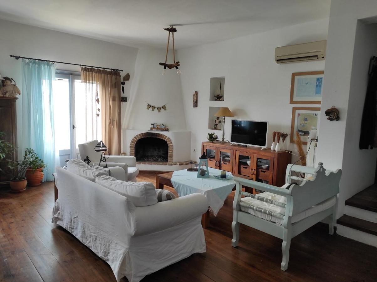 C & C _ Cycladic House With Endless Sea View Villa แอร์มูโปลี ภายนอก รูปภาพ