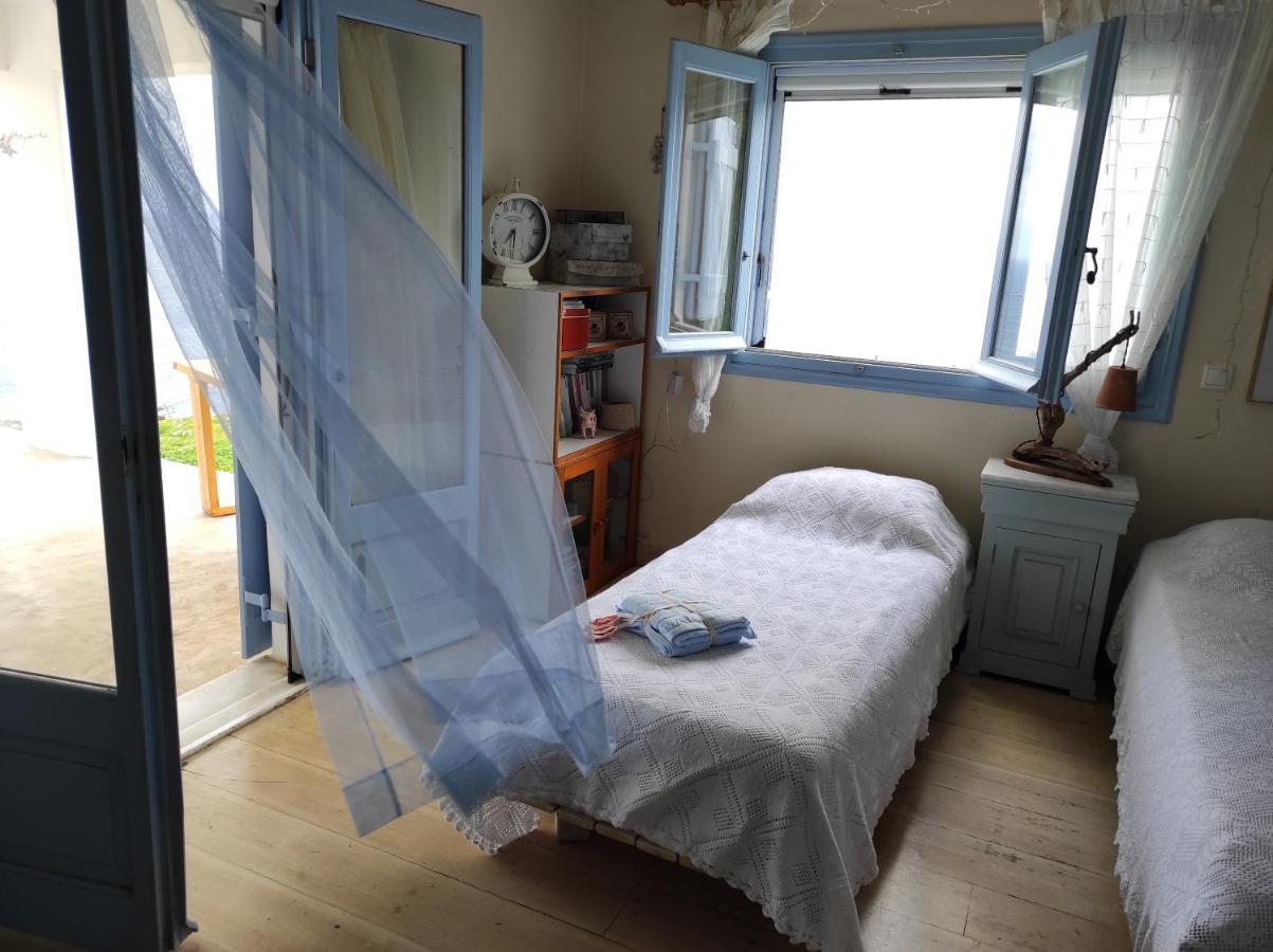 C & C _ Cycladic House With Endless Sea View Villa แอร์มูโปลี ภายนอก รูปภาพ