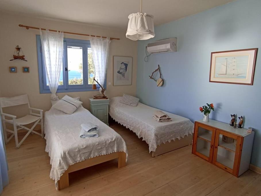 C & C _ Cycladic House With Endless Sea View Villa แอร์มูโปลี ภายนอก รูปภาพ